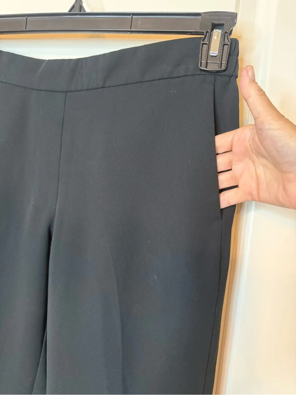 J Crew Black Straight-Leg Dress Pants